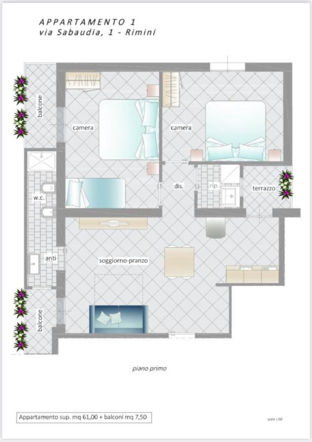 Residence Royal Rimini Luaran gambar